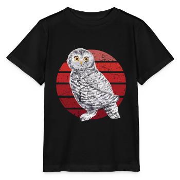 Hibou Hibou Hibou Hibou Animal Woody Hibou Grange Hibou Amusant - T-shirt bio MINI CREATOR Stanley/Stella Enfant - noir - Devant - Mikhail (115cm)