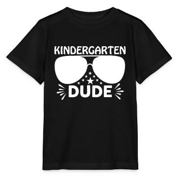 Kindergarten Dude - Drôle de dicton de maternelle - T-shirt bio MINI CREATOR Stanley/Stella Enfant - noir - Devant - Mikhail (115cm)
