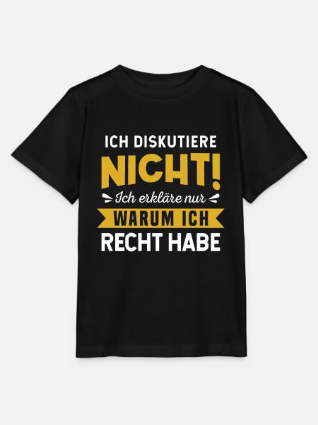 Alleswisser Großmaul Besserwisser Klugscheißer - Stanley/Stella Kinder T-Shirt MINI CREATOR - Schwarz