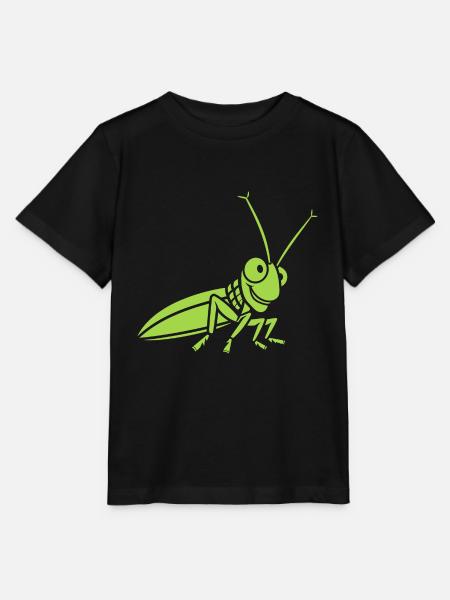 Heuschrecke - Stanley/Stella Kinder T-Shirt MINI CREATOR - Schwarz