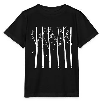 Arbres - T-shirt bio MINI CREATOR Stanley/Stella Enfant - noir - Devant - Mikhail (115cm)