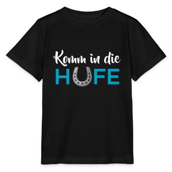 Komm in die Hufe - Stanley/Stella Kinder T-Shirt MINI CREATOR  - Schwarz - Vorne - Mikhail (115cm)