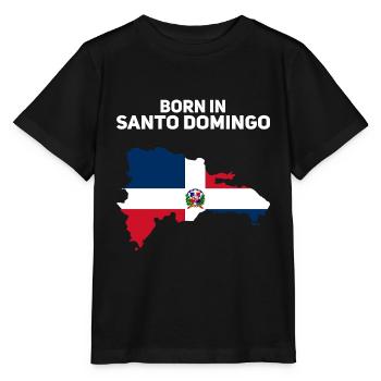 Dominikanische Republik - Stanley/Stella Kinder T-Shirt MINI CREATOR  - Schwarz - Vorne - Mikhail (115cm)