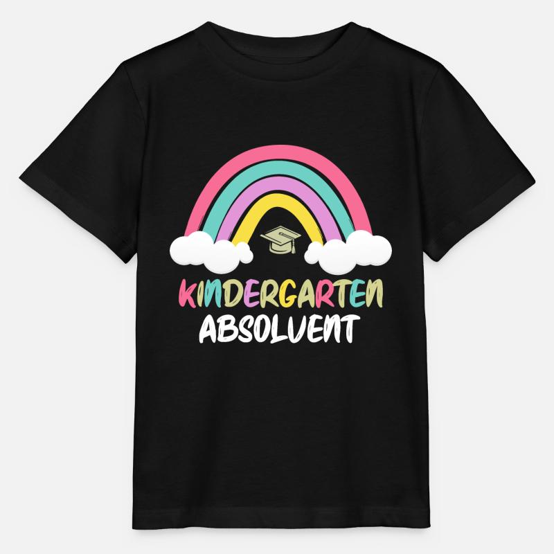 Kindergartenabsolvent Regenbogen 2023 - Stanley/Stella Kinder T-Shirt MINI CREATOR  - Schwarz