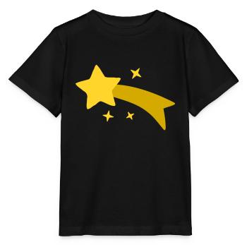 Étoile filante Starlette - T-shirt bio MINI CREATOR Stanley/Stella Enfant - noir - Devant - Mikhail (115cm)