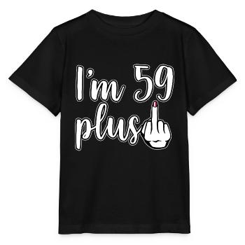 J’ai 59 ans Plus 1 majeur 60e anniversaire - T-shirt bio MINI CREATOR Stanley/Stella Enfant - noir - Devant - Mikhail (115cm)