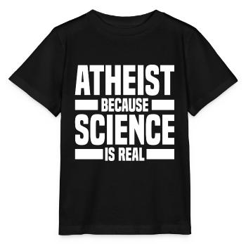 Atheismus Sprüche - Stanley/Stella Kinder T-Shirt MINI CREATOR  - Schwarz - Vorne - Mikhail (115cm)