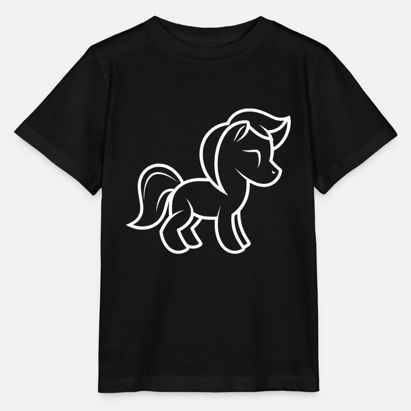 Pony - Stanley/Stella Kinder T-Shirt MINI CREATOR  - Schwarz
