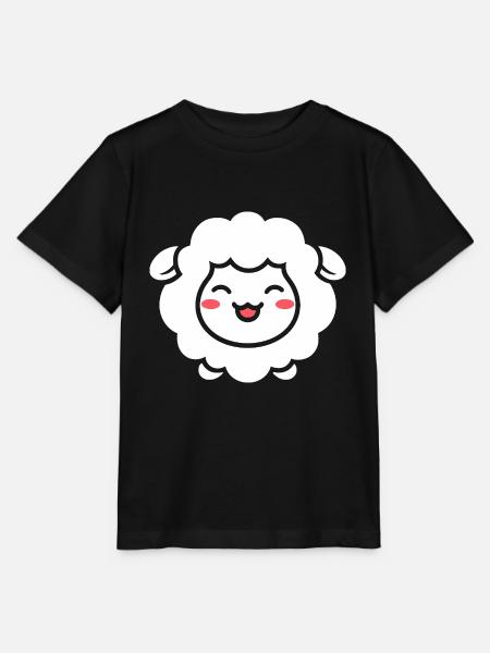 Schaf - Stanley/Stella Kinder T-Shirt MINI CREATOR - Schwarz
