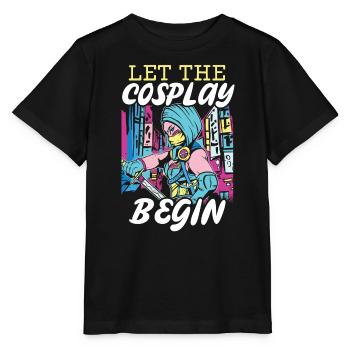 Lass das Cosplay mit dem Cosplay Cosplayer-Kostüm beginnen - Stanley/Stella Kinder T-Shirt MINI CREATOR  - Schwarz - Vorne - Mikhail (115cm)