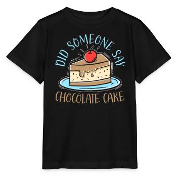 Quelqu’un a-t-il dit Gâteau au chocolat Boulanger Choco Saveur - T-shirt bio MINI CREATOR Stanley/Stella Enfant - noir - Devant - Mikhail (115cm)