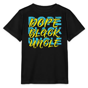 Black Uncle Black History Month Black Pride - T-shirt bio MINI CREATOR Stanley/Stella Enfant - noir - Devant - Mikhail (115cm)