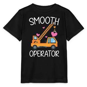 Smooth Operator Valentinstag Herztag Amor - Stanley/Stella Kinder T-Shirt MINI CREATOR  - Schwarz - Vorne - Mikhail (115cm)