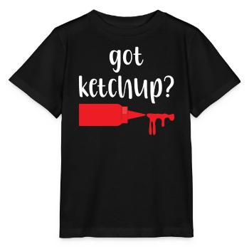Habe Ketchup Gewürze Essen Liebhaber Tomaten Ketchup - Stanley/Stella Kinder T-Shirt MINI CREATOR  - Schwarz - Vorne - Mikhail (115cm)