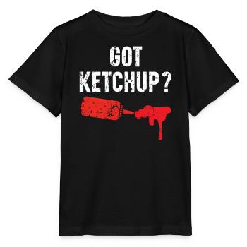 Habe Ketchup Gewürze Essen Liebhaber Tomaten Ketchup - Stanley/Stella Kinder T-Shirt MINI CREATOR  - Schwarz - Vorne - Mikhail (115cm)