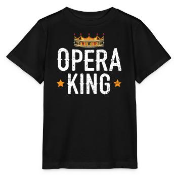 Opera King Music Voice Theater Opera Singer - Stanley/Stella MINI CREATOR Kids’ T-Shirt - black - Front - Mikhail (115cm)