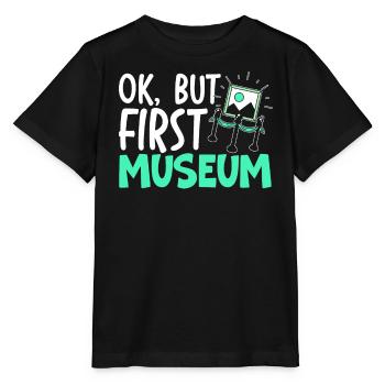 Ok mais premier amateur de musée conservateur de musée - T-shirt bio MINI CREATOR Stanley/Stella Enfant - noir - Devant - Mikhail (115cm)