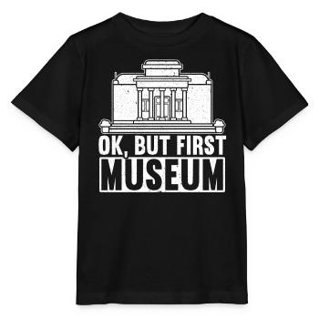 Ok mais premier amateur de musée conservateur de musée - T-shirt bio MINI CREATOR Stanley/Stella Enfant - noir - Devant - Mikhail (115cm)
