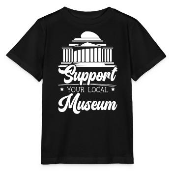 Soutenez votre amoureux du musée local Conservateur de musée - T-shirt bio MINI CREATOR Stanley/Stella Enfant - noir - Devant - Mikhail (115cm)