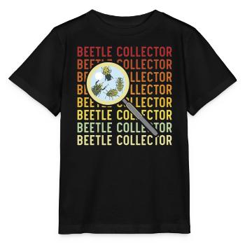Entomologie des insectes Entomologiste Coléoptère Coléoptère - T-shirt bio MINI CREATOR Stanley/Stella Enfant - noir - Devant - Mikhail (115cm)
