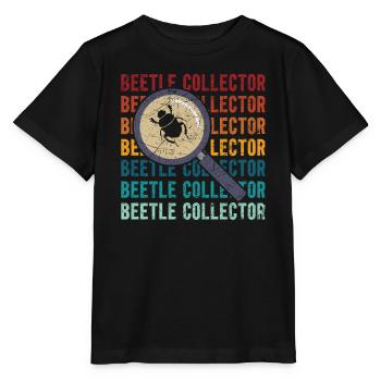 Entomologie des insectes Entomologiste Coléoptère Coléoptère - T-shirt bio MINI CREATOR Stanley/Stella Enfant - noir - Devant - Mikhail (115cm)