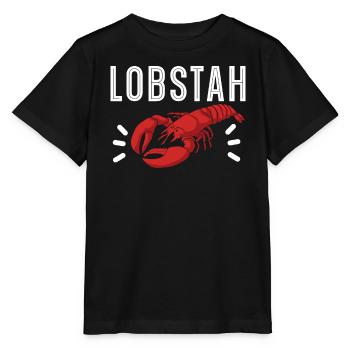 Lobstah Crawfish Eater Seafood Lobster Lover - T-shirt bio MINI CREATOR Stanley/Stella Enfant - noir - Devant - Mikhail (115cm)
