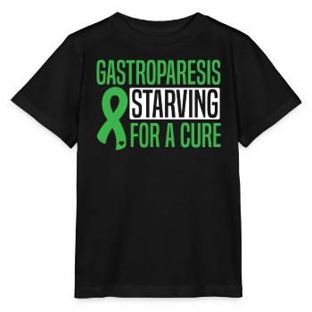 Gastroparesis Starving For A Cure Gastroparesis - Stanley/Stella MINI CREATOR Kids’ T-Shirt - black - Front - Mikhail (115cm)