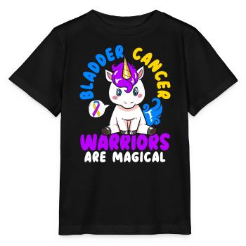 Les guerriers du cancer de la vessie sont magiques du cancer de la vessie - T-shirt bio MINI CREATOR Stanley/Stella Enfant - noir - Devant - Mikhail (115cm)