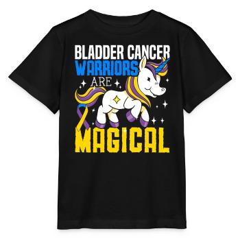 Les guerriers du cancer de la vessie sont magiques du cancer de la vessie - T-shirt bio MINI CREATOR Stanley/Stella Enfant - noir - Devant - Mikhail (115cm)