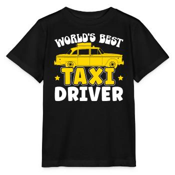 Der beste Taxifahrer der Welt Taxifahrer Taxifahrer Cabbie - Stanley/Stella Kinder T-Shirt MINI CREATOR  - Schwarz - Vorne - Mikhail (115cm)