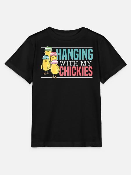 Hühnerzüchter Hühnerflüsterer Nutztier - Stanley/Stella Kinder T-Shirt MINI CREATOR  - Schwarz