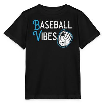 Amateur de baseball Joueur de baseball Entraîneur de baseball - T-shirt bio MINI CREATOR Stanley/Stella Enfant - noir - Devant - Mikhail (115cm)