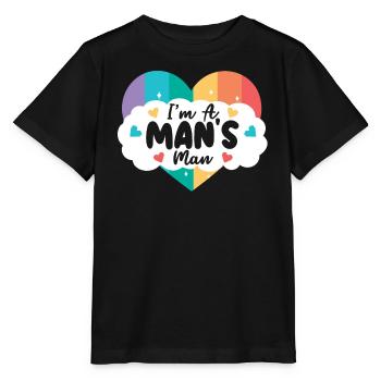 Droits des homosexuels Mois de la fierté arc-en-ciel LGBTQ Gay Pride - T-shirt bio MINI CREATOR Stanley/Stella Enfant - noir - Devant - Mikhail (115cm)
