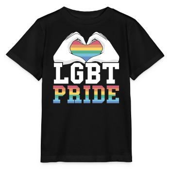 Droits des homosexuels Mois de la fierté arc-en-ciel LGBTQ Gay Pride - T-shirt bio MINI CREATOR Stanley/Stella Enfant - noir - Devant - Mikhail (115cm)