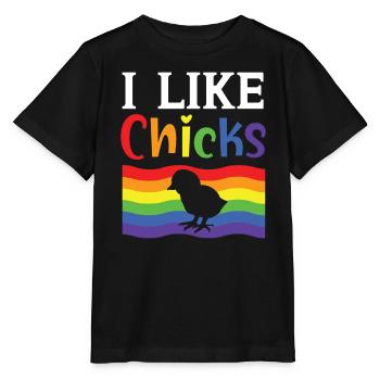 Gay Rights Rainbow Pride LGBTQ Gay Pride Parade - Stanley/Stella MINI CREATOR Kids’ T-Shirt - black - Front - Mikhail (115cm)