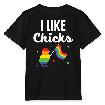 Gay Rights Rainbow Pride LGBTQ Gay Pride Parade - Stanley/Stella MINI CREATOR Kids’ T-Shirt - black - Front - Mikhail (115cm)