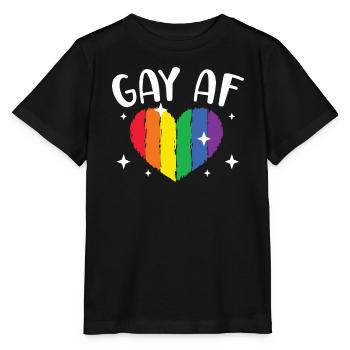 Gay Rights Rainbow Pride LGBTQ Gay Pride Parade - Stanley/Stella MINI CREATOR Kids’ T-Shirt - black - Front - Mikhail (115cm)