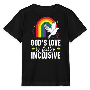 Gay Rights Rainbow Pride LGBTQ Gay Pride Parade - Stanley/Stella MINI CREATOR Kids’ T-Shirt - black - Front - Mikhail (115cm)