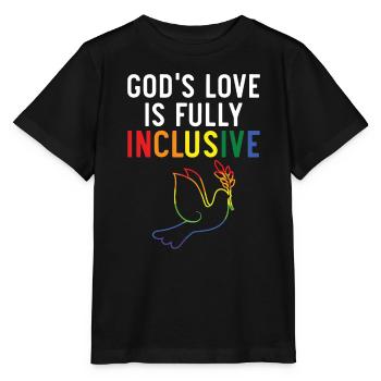 Gay Rights Rainbow Pride LGBTQ Gay Pride Parade - Stanley/Stella MINI CREATOR Kids’ T-Shirt - black - Front - Mikhail (115cm)