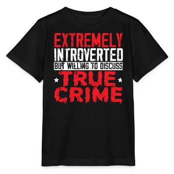 True Crime Podcast Mystery True Crime Documentary - Stanley/Stella MINI CREATOR Kids’ T-Shirt - black - Front - Mikhail (115cm)