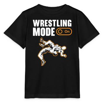 Wrestling Fan Wrestler Wrestle Grappling Wrestling - Stanley/Stella MINI CREATOR Kids’ T-Shirt - black - Front - Mikhail (115cm)