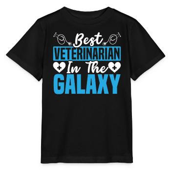 Tierflüsterer, Tierarzt, Tierarzt, Tierarzt - Stanley/Stella Kinder T-Shirt MINI CREATOR  - Schwarz - Vorne - Mikhail (115cm)