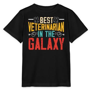 Tierflüsterer, Tierarzt, Tierarzt, Tierarzt - Stanley/Stella Kinder T-Shirt MINI CREATOR  - Schwarz - Vorne - Mikhail (115cm)