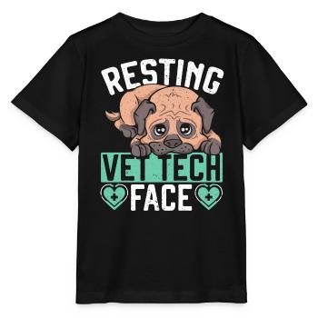 Tierflüsterer, Tierarzt, Tierarzt, Tierarzt - Stanley/Stella Kinder T-Shirt MINI CREATOR  - Schwarz - Vorne - Mikhail (115cm)
