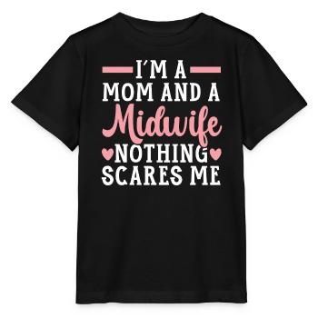 Midwifery Profession Newborn Childbirth Midwife - Stanley/Stella MINI CREATOR Kids’ T-Shirt - black - Front - Mikhail (115cm)