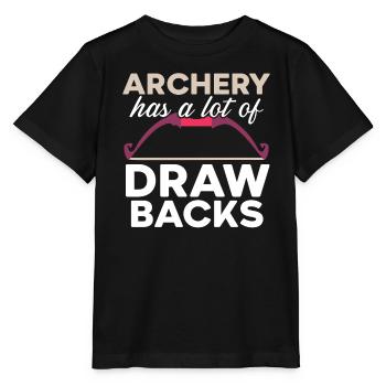 Bogenschießen hat viele Nachteile Bogenschütze Bogenschießen - Stanley/Stella Kinder T-Shirt MINI CREATOR  - Schwarz - Vorne - Mikhail (115cm)