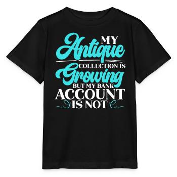 Antiquing Antique Lover Antique Hunting Antiquer - T-shirt bio MINI CREATOR Stanley/Stella Enfant - noir - Devant - Mikhail (115cm)