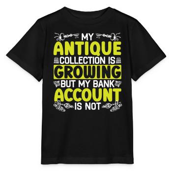 Antiquing Antique Lover Antique Hunting Antiquer - T-shirt bio MINI CREATOR Stanley/Stella Enfant - noir - Devant - Mikhail (115cm)