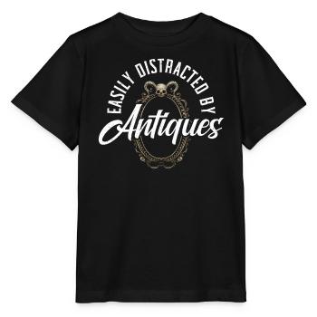 Antiquing Antique Lover Antique Hunting Antiquer - T-shirt bio MINI CREATOR Stanley/Stella Enfant - noir - Devant - Mikhail (115cm)