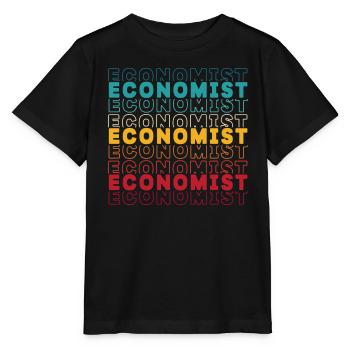 Économiste Professeur d’économie Profession Économie - T-shirt bio MINI CREATOR Stanley/Stella Enfant - noir - Devant - Mikhail (115cm)